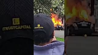Car Fully Engulfed in Flames | Citizen