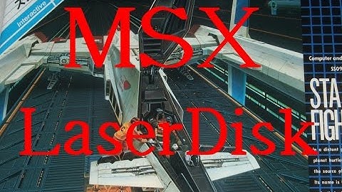 MSX STARFIGHTERS スターファイターズ/Palcom LDゲーム