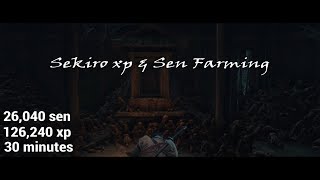 Sekiro: Shadows Die Twice - End Game XP & Sen Farming (Quick & Easy)