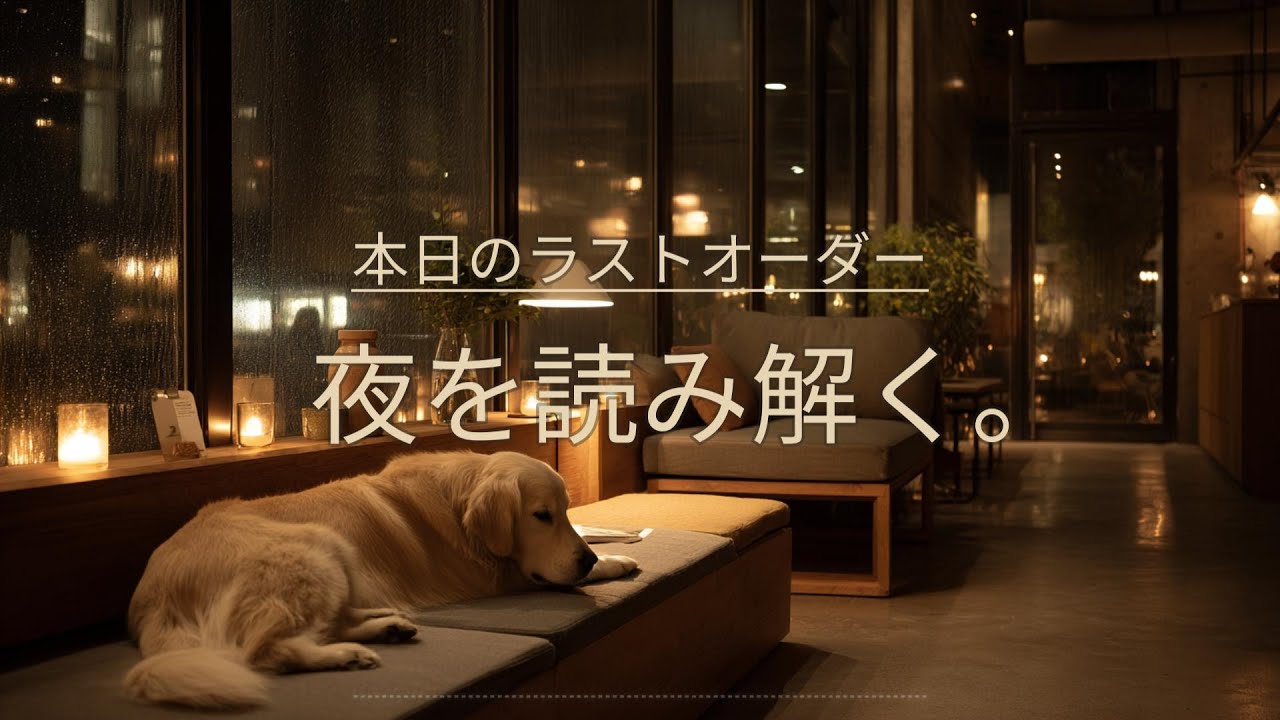 【冬カフェ癒しBGM】本日のラストオーダー、夜を読み解く。