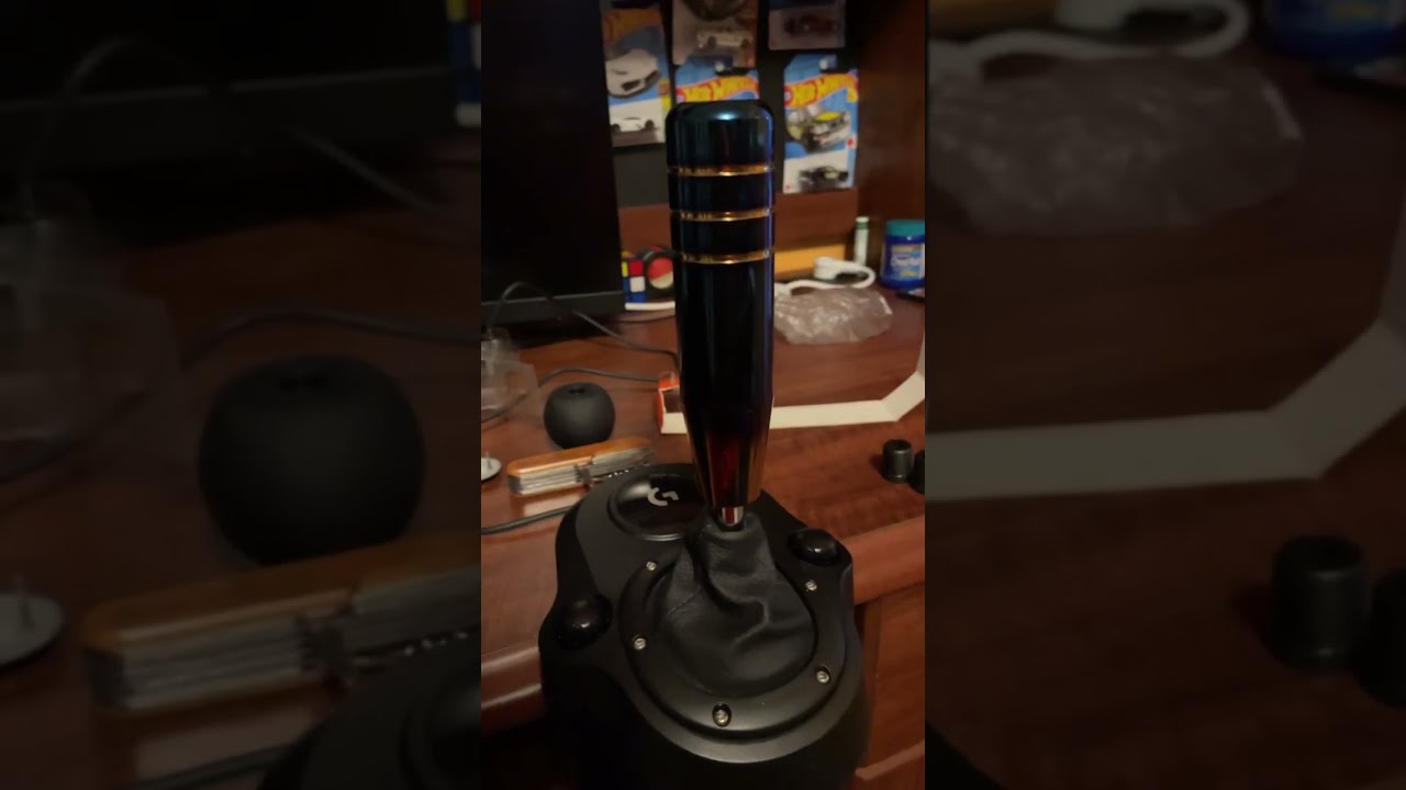 How to install a aftermarket shift knob on your Logitech shifter.