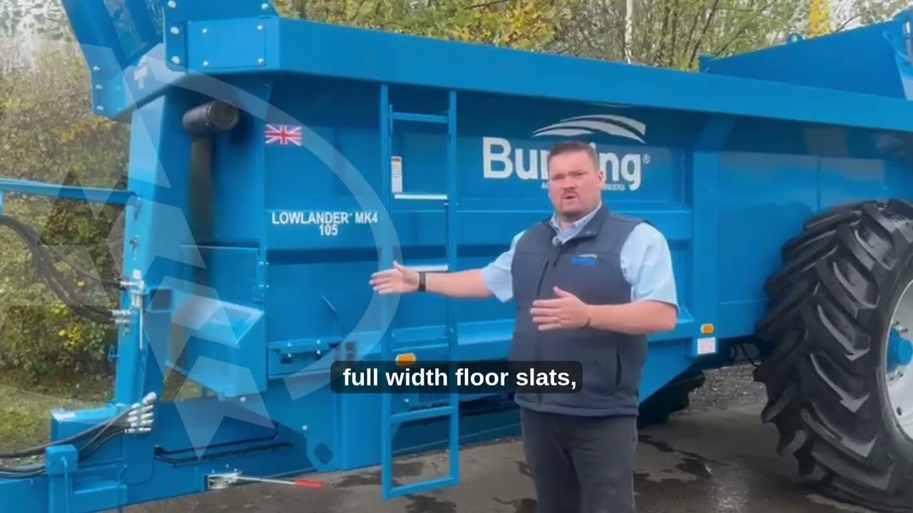 Bunning Lowlander 105 Muck spreader