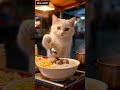 Duo Kucing Jualan Bakso Gerobak di Malam Hari Lucu Banget &amp; Lapar#kucinglucu#kucingviral#duokucing