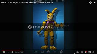 All Fnaf 0 Anamatronics With Music