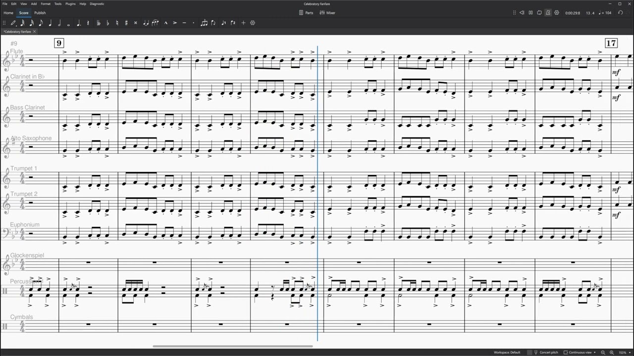 Celebratory Fanfare (Flex) for Concert Band - Scott Watson - YouTube