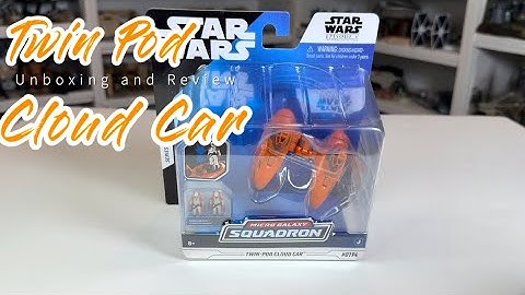 Star Wars Micro Galaxy Squadron Twin Pod Cloud Car Toy Unboxing and Review