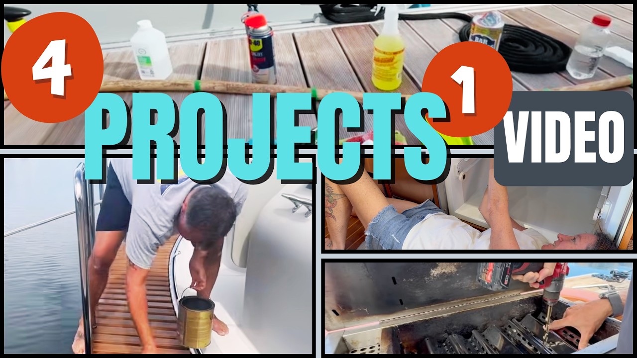 VIEWER TIPS TESTED! 🧪 Cleaning 60ft of Grime, BBQ Rebuild, Ice Maker Install & Teak Restoration