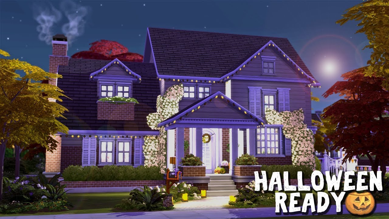 Halloween Ready 🎃 The Sims 4 Speed Build Youtube