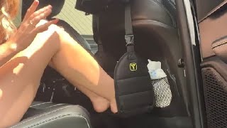 Honest review of Airplane Foot Hammock for Plane Travel Foot Rest to Relax Your Feet Desk Foot