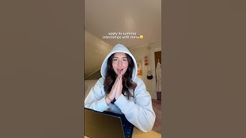 apply to summer internships with me!✍🏼 #internship #intern #college #postgraduate