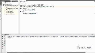 The Regular Expression match Function in Python