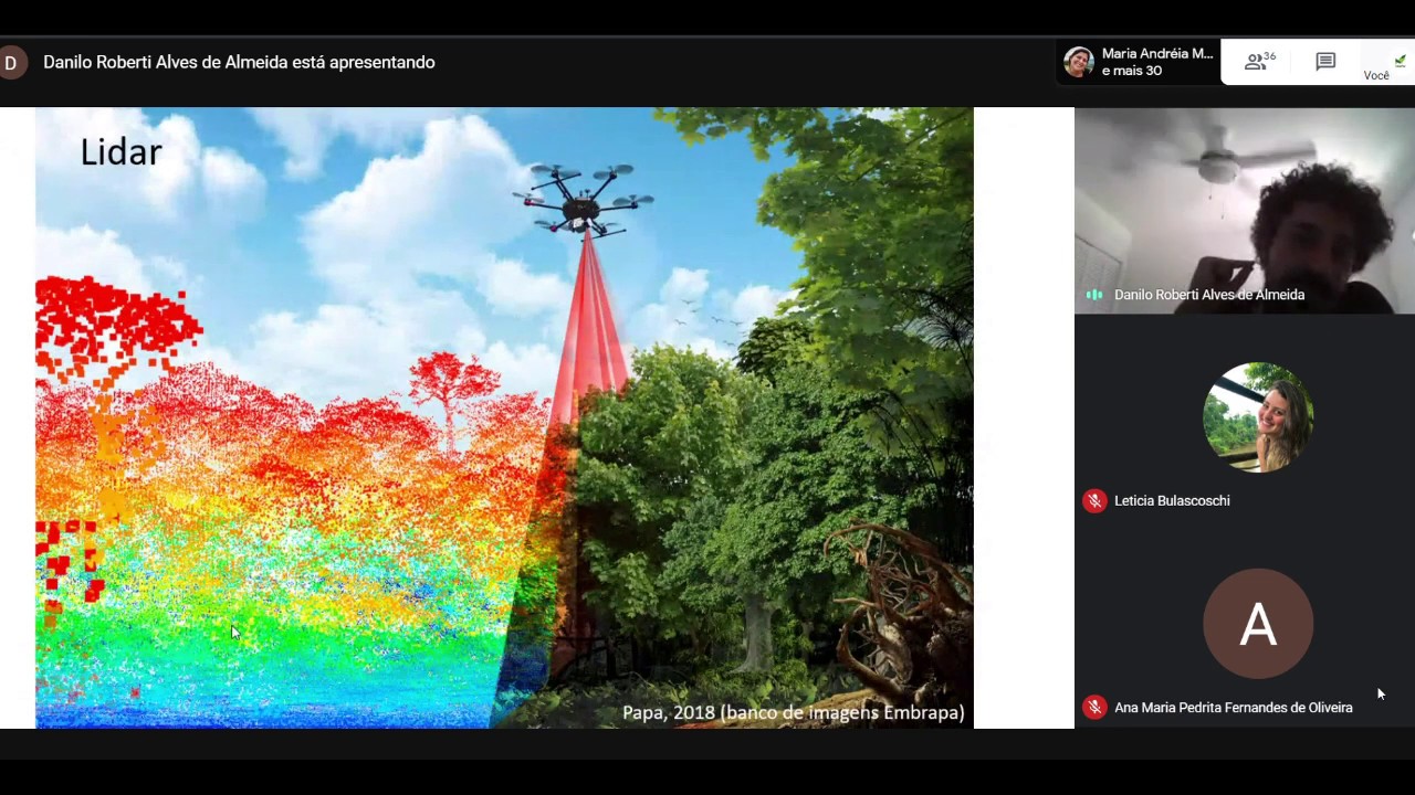 Monitoramento Lidar e hiperespectral na restauração - Danilo Almeida