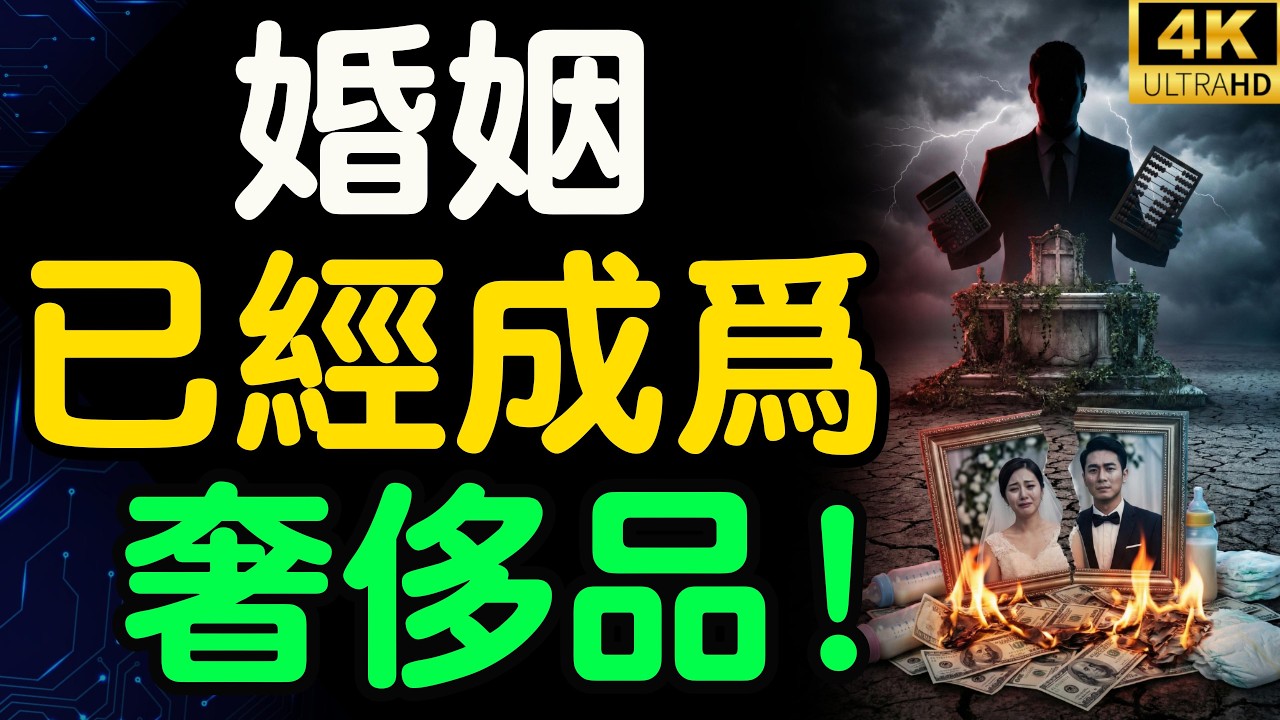揭秘婚姻制度崩塌殘酷內幕：離婚率飆升背後，竟是一場吃人不吐骨頭的財富轉移算計！別再提感情了，大實話：這全是生意！【財之道】@moneyrules8
