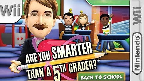 Longplay of Are You Smarter than a 5th Grader? Back to School