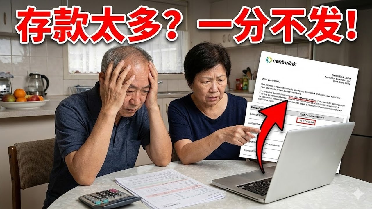 存款多少会影响发钱？2026澳洲Centrelink资产与收入测试的6个致命误区，华人长辈千万别踩！#华人长辈 #澳洲养老金 #福利申请 #澳洲生活 #避雷 #centrelink