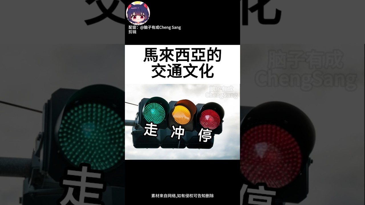 【腦子有成配音】馬來西亞的紅綠燈文化 |梗圖|迷因 | MYViki