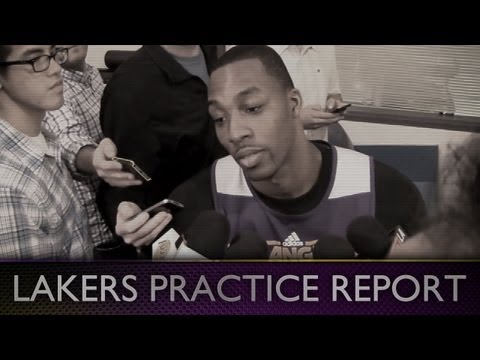 Lakers Practice: Dwight Howard Talks Clippers Loss, Metta World Peace, New Orleans