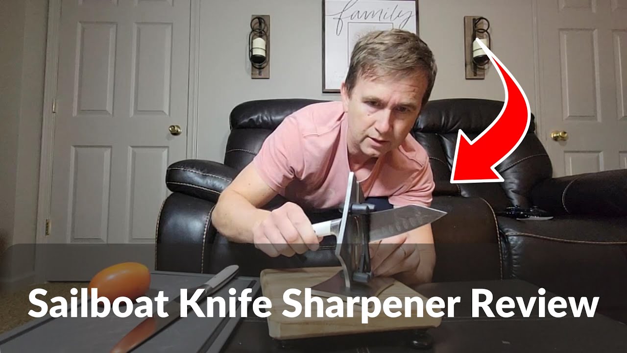VN3 Knife Sharpener Review | Professional 3-Action Sharpening with Streamlined Sailboat Design