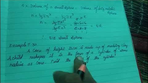 10th maths unit 7 mensuration example 7.29, example 7.30