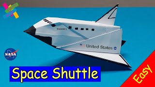 Origami SPACE SHUTTLE | DIY Easy | How to make paper space shuttle easy | Space ship | Fold Tutorial