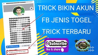 CARA MEMBUAT AKUN FB JENIS TOGEL | Bara jr channel
