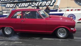 Bad Ass 1964 Nova Street Legal Drags Fontana May 14th 2016