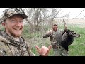 2 Toms, 10 yards, Make Them Find You - Turkey Hunting