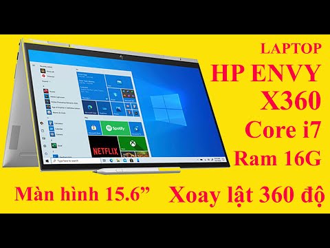 Video Đập hộp Laptop HP Envy X360 2022, Core i7, Ram16GB,... - youtube