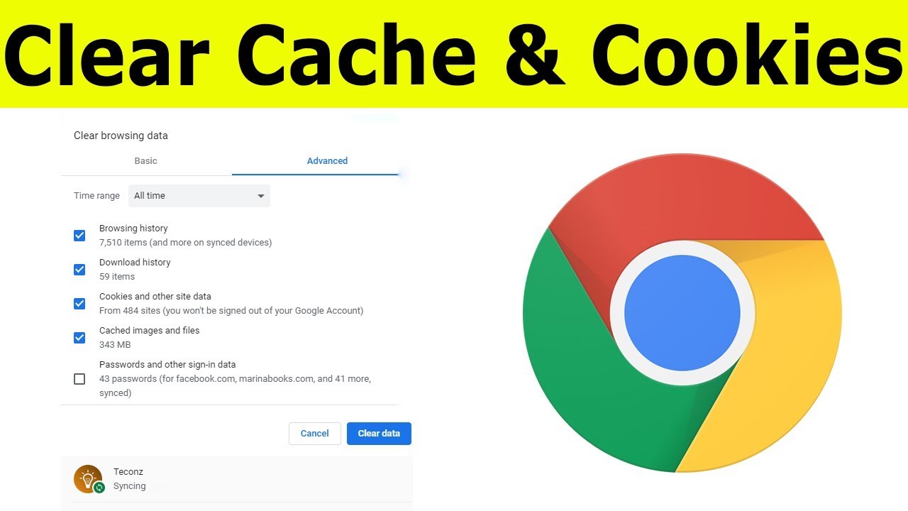 how to clear cache in google chrome