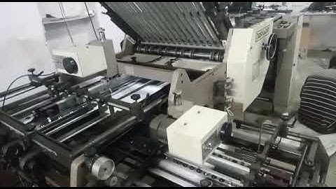 25X36 INCH SHOEI HIGH SPEED PAPER FOLDING MACHINE 5 BUCKLE TWO KNIFE+918296480078