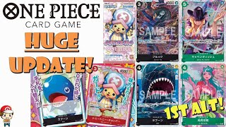 HUGE Memorial Collection Update (EB-01)! Many New Super Rares & FIRST Alt Arts! (One Piece TCG News)