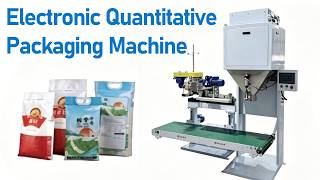Electronic Weighing Packing Machine | Automatic Quantitative Bagging Machine for Granules & Powder