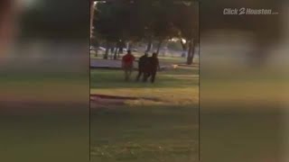 Clown arrested Baytown viewer video