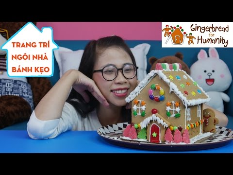 ĐỒ CHƠI TRANG TRÍ NGÔI NHÀ BÁNH KẸO - Gingerbread House Kit