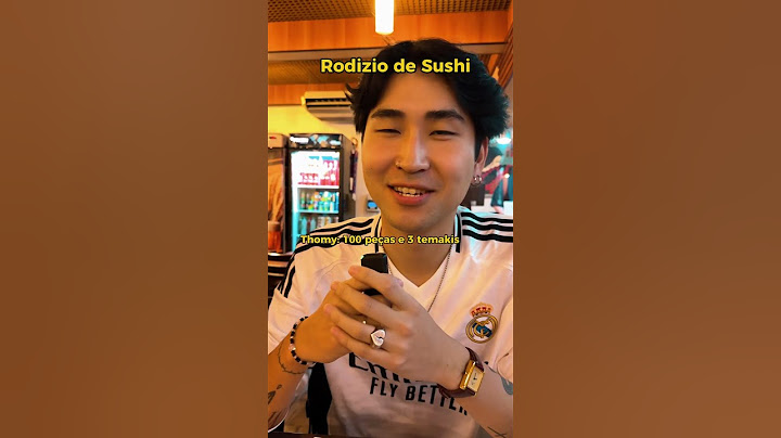 Quantas peças de sushi vocês comem no rodizio??