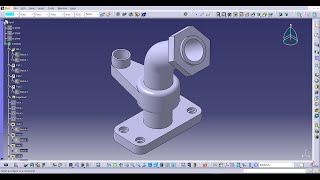 Catia V5  Part Design Tutorials for beginners | Exercise No 20