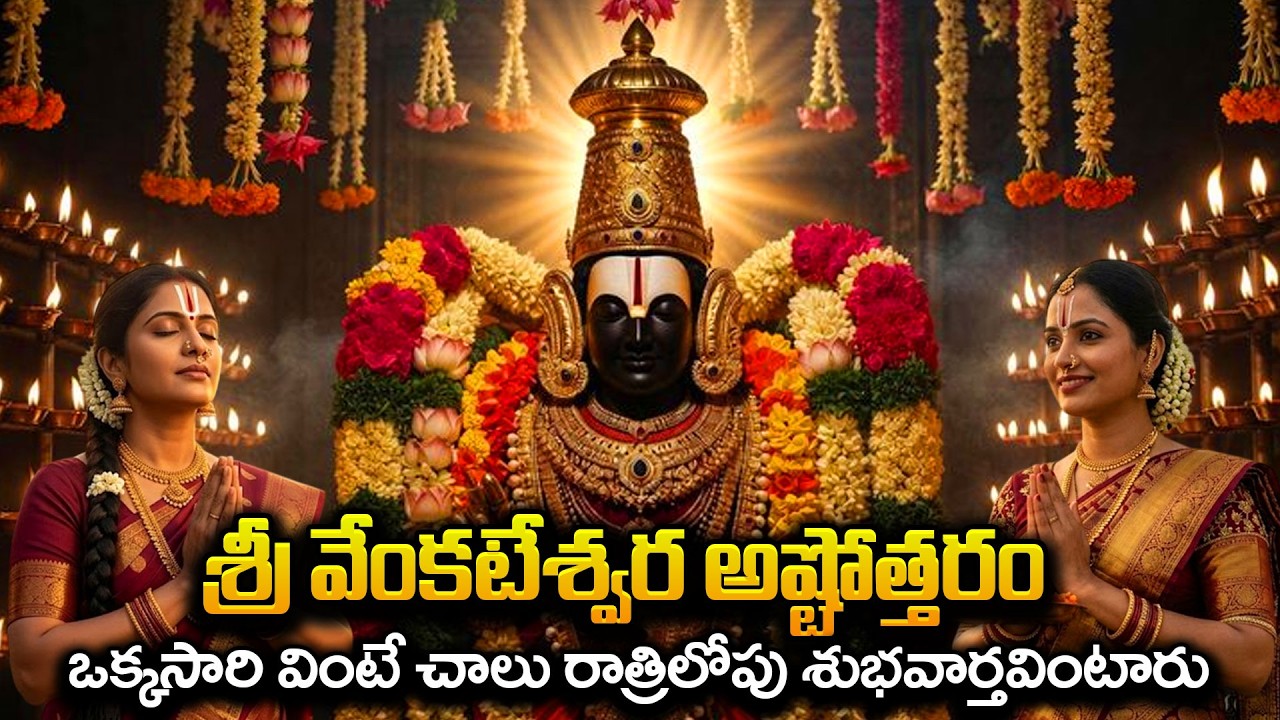 LIVE : శ్రీ వేంకటేశ్వర అష్టోత్తరం : Venkateswara ashtothram || Venkateswara Swamy Devotional Songs