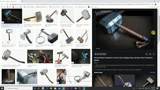 Thor Hammer 3d modeling tutorial maya || part 2
