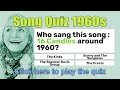 Song Quiz : 1960s