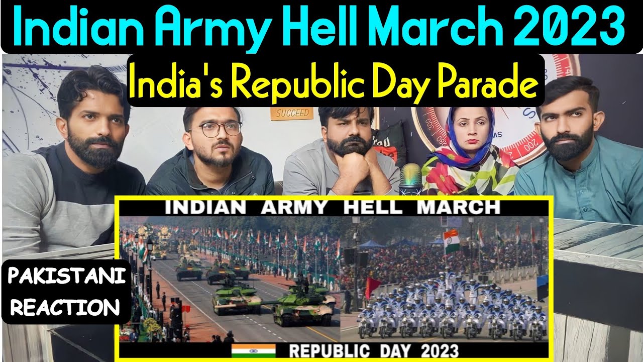 Reaction on Indian Army Hell March -2023 India's Republic Day Parade.