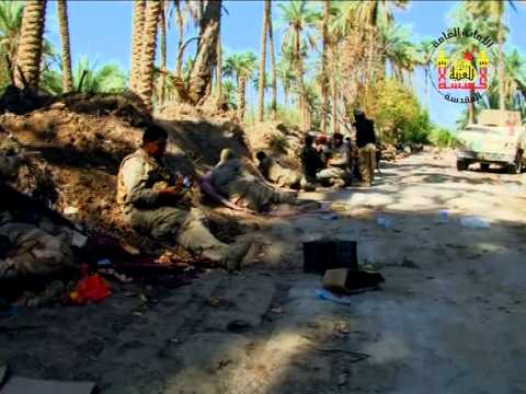 مشاهد حقيقية لابطال العتبة الحسينية اثناء تقدمهم لتحرير جرف النصر 