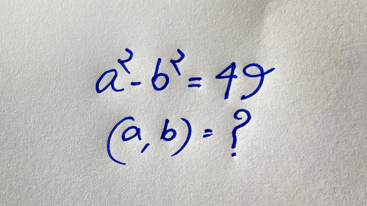 A nice olympiad algebra problems | Find the value of (a,b)=?