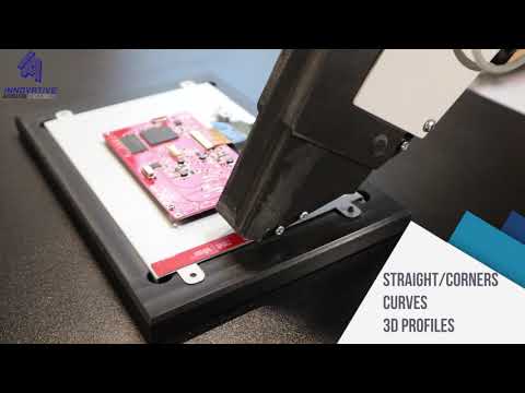 Double Sided Attachment Tape Installation with Robotic Tool - video from Innovative Automation