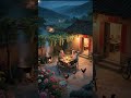 “Peaceful Moonlit Night With Stars – Natural Village Scenery &amp; Relaxing Atmosphere”