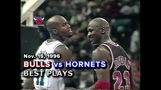 November 15, 1996 Bulls vs Hornets highlights