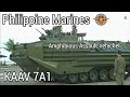 The kaav 7a1 of philippine marine corps amphibious assault vehichel