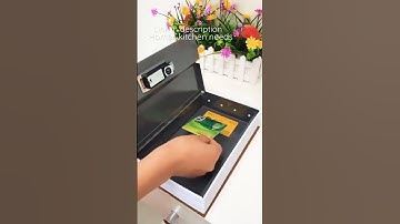 Book Safe- Key Lock 🔐 Metal Hidden Secret Locker, Dictionary Style Cash & Jewelry Box #shorts