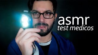 asmr test MEDICOS durante 1 Hora (Test vista, Test Auditivo, ) para dormir