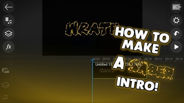 How To Make A Saber Text Intro Using Android!
