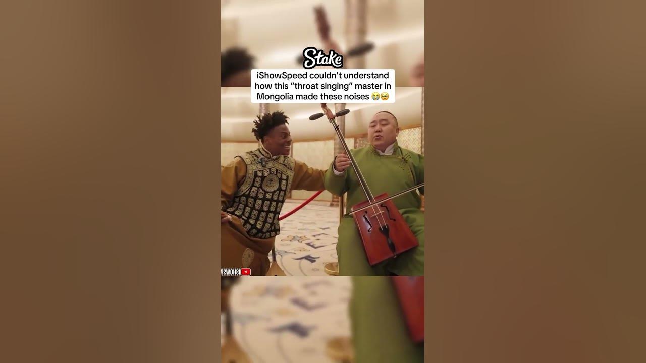 iShowSpeed couldn't understand how this "throat singing" master in Mongolia made these noises iShowSpeed couldn't understand how this "throat singing" master in Mongolia made these noises